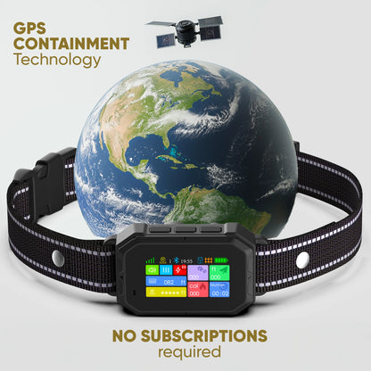 STÙNICK SF1 GPS Wireless Dog Fence with App 2-in-1 Fence & Dog Training Collar